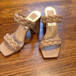 Dolce Vita Braided Beige Heels
